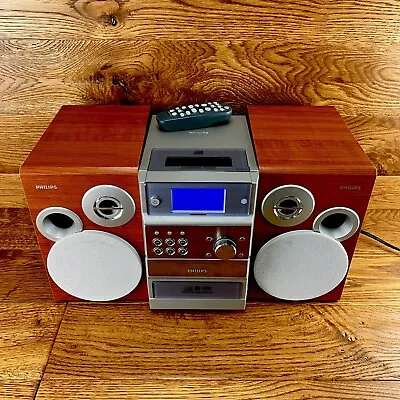 Kaufen Philips MCM390 Hifi Stereo System & Fernbedienung Kassette CD Radio Lautsprecher Fwo Sehr Guter Zustand • 144.95€