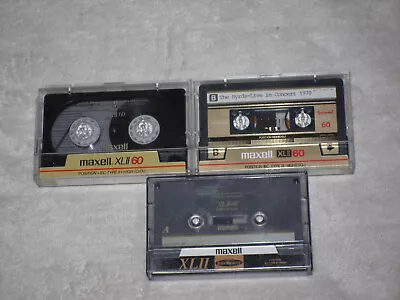 Kaufen   3 MCs Musikkassetten --  MAXELL XL II 60 60min (bespielt!?)   • 4€