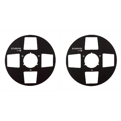 Kaufen Ein Paar Hohe Qualität Black Tape Reel Für TEAC X1000 10.5'' 1/4'' Band Recorder • 106.39€