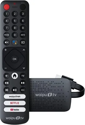 Kaufen WAIPU.TV 4K Stick HDMI Dongle Streamer- Netflix Youtube Disney Prime - Schwarz • 59.90€