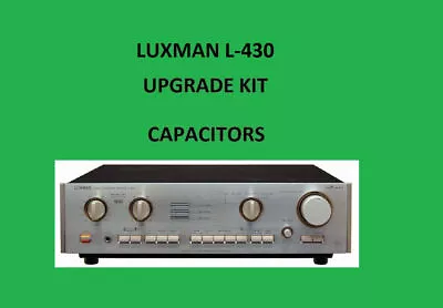 Kaufen Stereoverstärker LUXMAN L-430 Reparatur-KIT – Alle Kondensatoren + Große... • 120.67€