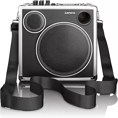 Kaufen LENCO Bluetooth Soundsystem XL 30W RMS Lautsprecher SD Karaoke Akku USB Soundbox • 52.99€