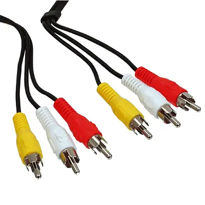 Kaufen 1.5m Cinch Kabel 3-fach RCA Audio / Videokabel Cinchkabel Mit 3 Cinchstecker AV • 3.95€