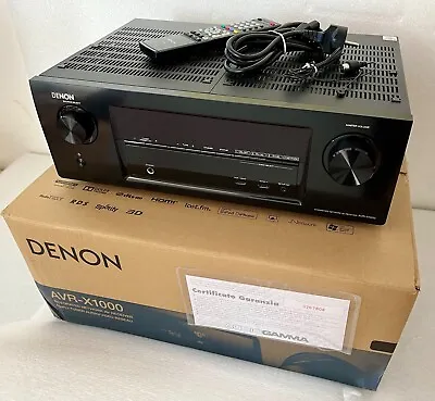 Kaufen DENON AVR-X1000 AV Receiver 5x145 W • 249€