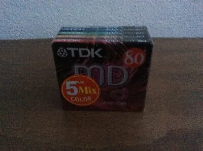 Kaufen TDK MD 80 Original Verpackte Mini Disc Packung Mit 5 Stück Nagelneu Minidisk • 30€