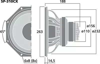 Kaufen MONACOR SP-310CX PA-2-Wege-Koaxiallautsprecher Components, Lautsprechertechnik,  • 197.14€