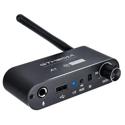 Kaufen Bluetooth Empfänger Receiver Hifi Stereo Audio Adapter 3.5mm AUX Mikrofon U Disk • 28.55€