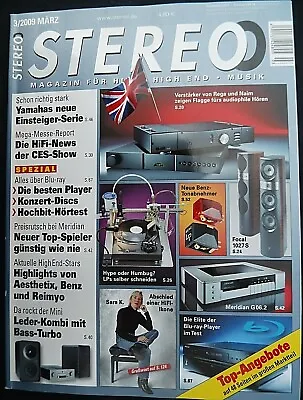 Kaufen Stereo 3/09,aesthetix Calypso,sony Bdp S 5000 Es,pioneer Bdp Lx 91,nad T 587 • 8.92€