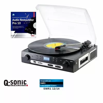 Kaufen Q-Sonic UPL-855.MP3 Plattenspieler Digitalisierer Schallplatten MC In Mp3 Umwand • 94.75€