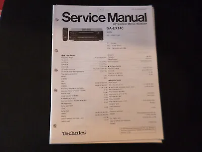 Kaufen Original Service Manual Schaltplan Technics SA-EX140 • 12.50€