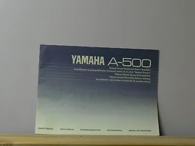 Kaufen Yamaha A-500  Bedienungsanleitung • 11.90€