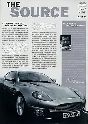Kaufen Linn The Source Prospekt Issue 14 2/03 2003 High End HiFi Für Auto Und Heim • 16.90€