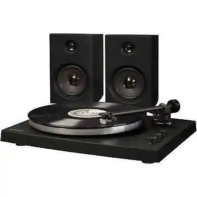 Kaufen Crosley T150 Bluetooth Plattenspieler Vinyl Schallplattenspieler Mit Stereo Lautsprechern Schwarz • 173.33€