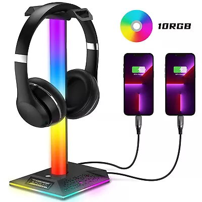Kaufen RGB Gaming Kopfhörer Ständer Headset Ständer Kopfhörerständer Für Alle Kopfhörer • 21.99€