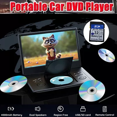 Kaufen Boifun 16,9’’ Tragbarer DVD Player Mit 14,1’’ HD Display, 6 Stunden Batterie • 99.99€