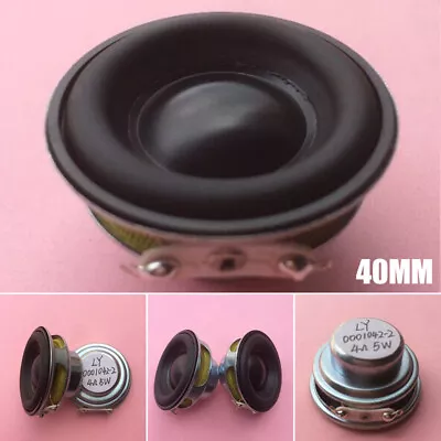 Kaufen 45mm 5W 4Ohm Lautsprecher Magnet Speaker Woofer Einbaulautsprecher Wasserdicht • 7.13€
