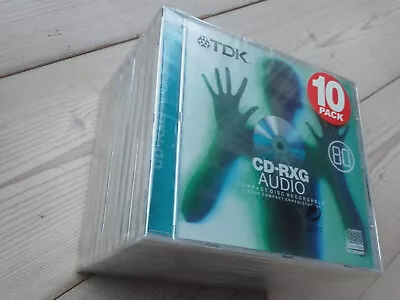 Kaufen 10 X TDK CD-RXG 80 AUDIO --- NEU + OVP --- Für Audio Hifi CD-Recorder • 34.99€
