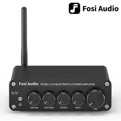 Kaufen Fosi Audio BT30D Bluetooth Stereo Audio Receiver Verstärker 2.1-Kanal Klasse D • 86.99€