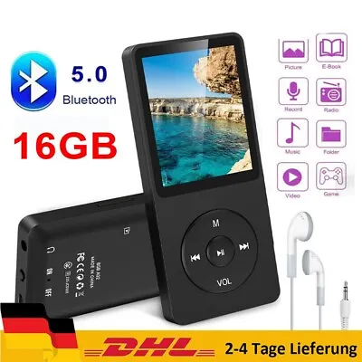 Kaufen Bluetooth Mp3 Mp4 Player Lcd Display Hifi-bass Musik Spieler Fm Radio Audio De • 20.99€