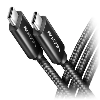 Kaufen AXAGON BUCM432-CM10AB USB-C Zu USB-C Kabel, USB4 Gen 3×2, 1m, PD 100W, 8K HD, AL • 28.32€