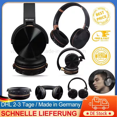 Kaufen Bluetooth 5.3 Kopfhörer Over Ear Kabellos HiFi Stereo Wireless Headset Faltbare • 13.90€