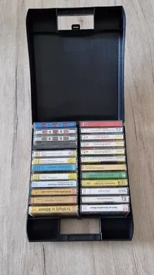 Kaufen MC - Musikkassetten Aufbewahrungsbox + 24 MC Kassetten - 3 Fächer / Mega RAR ! • 24.99€