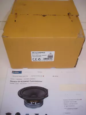 Kaufen Monacor SP-6/108PRO Tiefmitteltöner, Ø 6,5  Lautsprecher,100/150 Watts, 8 Ohms • 70€