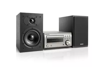 Kaufen Denon Stereoanlage D-M41 DAB Bluetooth, CD, DAB+, UKW, 60 W Silver, Black • 284.30€