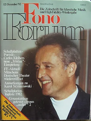 Kaufen Fono Forum 12/82 Braun  Atelier  2, Kenwood C1/ M1, G. Gould, Kleibers  Tristan  • 7€
