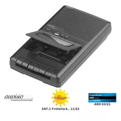 Kaufen Auvisio Mobiler Kassettenspieler & USB-Digitalisierer, Lautsprecher & Mikrofon • 43.99€