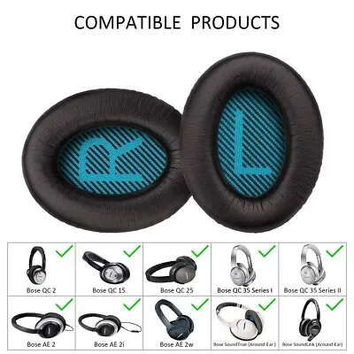 Kaufen Bose Soundlink Around Ear QC25/QC15 AE2 QC35/AE2W Kopfhörer Kissen Abdeckungen  • 25.67€