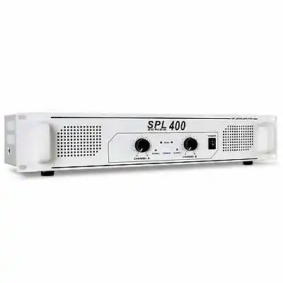 Kaufen Skytec Spl-400 Pa Dj Misch VerstÄrker Hifi Stereo Disco Sound Endstufe 1200w Amp • 59.99€