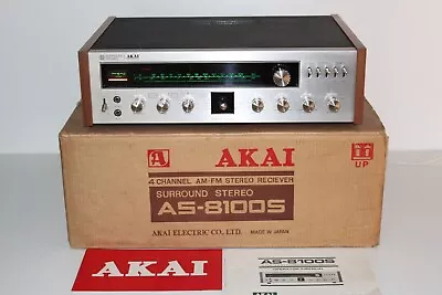 Kaufen Akai AS-8100S Vintage Stereo Receiver Verstärker Top Verpackt Mit Handbuch • 467.20€