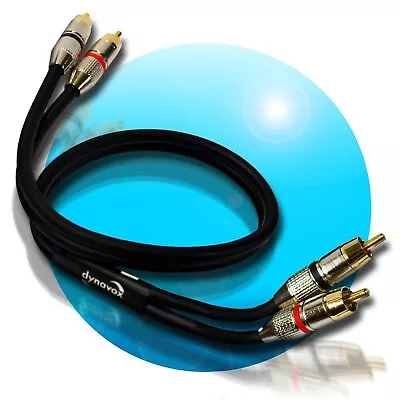 Kaufen Dynavox Cinchkabel X-6031 Cinch Kabel HiFi Stereo Audiokabel Paar • 12.39€