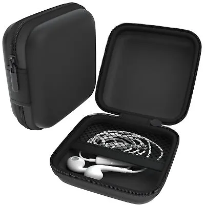 Kaufen Kopfhörer Tasche Case Schutzhülle Aufbewahrungstasche Netzfach Eckig Schwarz • 6.99€