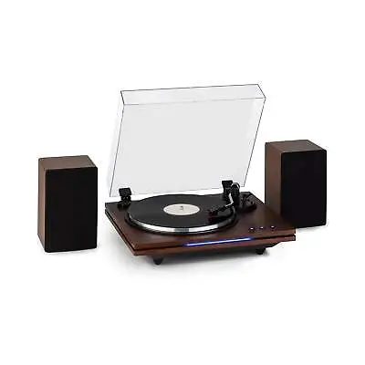 Kaufen Schallplattenspieler Mit Boxen 33/45/78 Vinyl Plattenspieler Bluetooth Holz • 119.99€