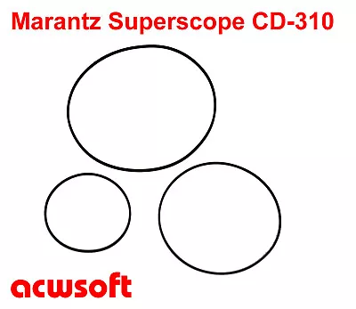 Kaufen Riemen Belts For Marantz Superscope CD-310 CD 310 Tapedeck • 13.95€