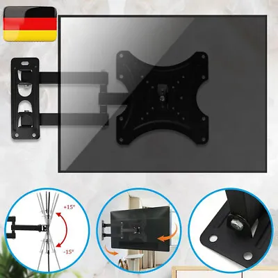 Kaufen TV Wandhalterung Fernseher Wandhalter Schwenkbar Neigbar 14 - 55 Zoll LCD LED DE • 12.75€
