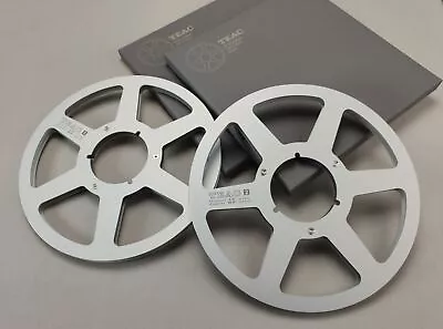 Kaufen 2X Silver High Quality  TEAC Tape Reel For 10.5'' 1/4'' Tape Recorder • 130.66€