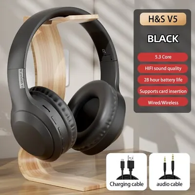 Kaufen Bluetooth 5.1 Kopfhörer Over Ear Kabellos Faltbare HiFi Stereo Wireless Headset • 15.99€