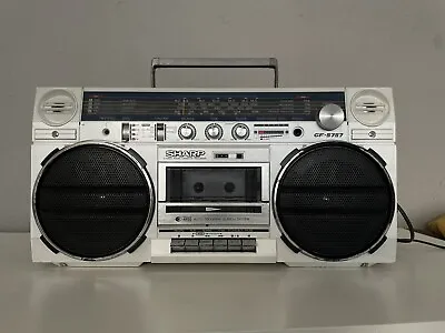 Kaufen Ghettoblaster  Sharp Gf - 5757 Hb  Stereo Radio Recorder • 45€