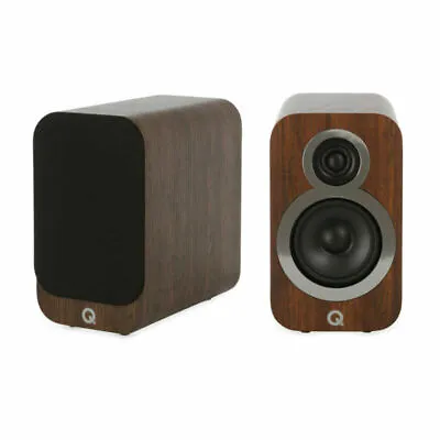 Kaufen Q Acoustics 3030i Paar Bücherregal Oder Ständerhalterung Lautsprecher HiFi Englisch Nussbaum • 394.52€