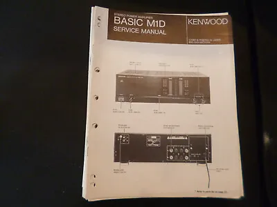 Kaufen Original Service Manual Schaltplan Kenwood BASIC M1D • 12.50€