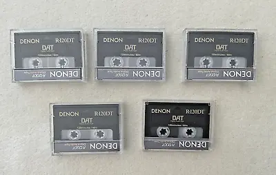 Kaufen 5x DENON DAT R-120DT - Digital Audio Tape - Digital Cassette Kassette - TOP • 24.99€