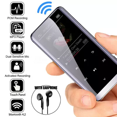 Kaufen Bluetooth MP3 Player HiFi Sport Musik Lautsprecher Media FM Radio Recorder 32 GB • 46.40€