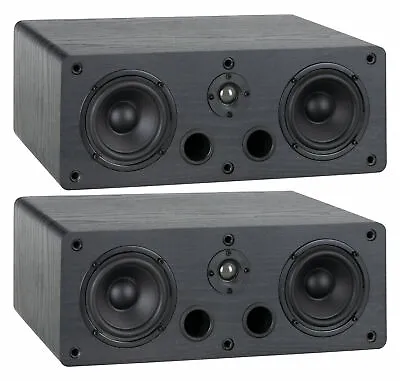 Kaufen Paar 2-Wege Regal Lautsprecher Stereo Speaker Heimkino Satelliten HiFi Box 40W • 80.98€