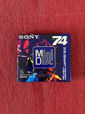 Kaufen SONY MDW-74AL Recordable MD Minidisc Minidisk • 9.99€