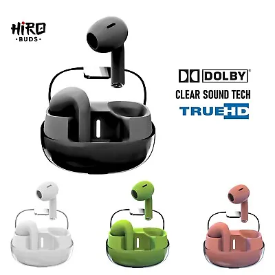 Kaufen Kabellose Ohrhörer Bluetooth Kopfhörer HiRO Buds TWS Für ALLE Geräte HD - NEU • 9.58€
