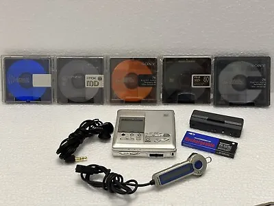 Kaufen Sharp MD-MT831H Portable Minidisc Recorder / Player +5 Md,s + FB.+kopfhörer • 59.99€