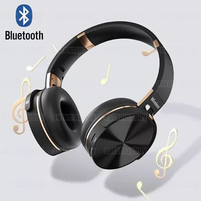 Kaufen Premium HiFi Kopfhörer Stereo Faltbares Kopfhörer Bluetooth On Over Ear Wireless • 13.90€